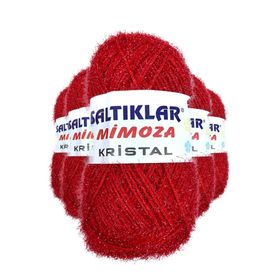 Saltıklar 25 5 Adet Mimoza Kristal Işıltılı Şal Patik Yelek İpi