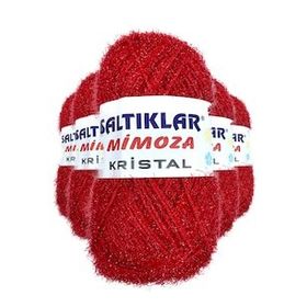 Saltıklar 25 5 Adet Mimoza Kristal Işıltılı Şal Patik Yelek İpi