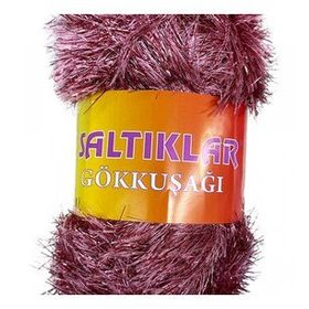 Saltıklar 28 Gökkuşağı El Örgü İpi Yünü