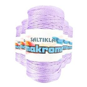 Saltıklar 3200 Lila 100 gr 5 Adet Polyester Makrome İpi