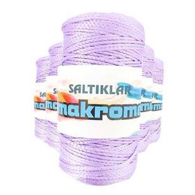 Saltıklar 3200 Lila 100 gr 5 Adet Polyester Makrome İpi