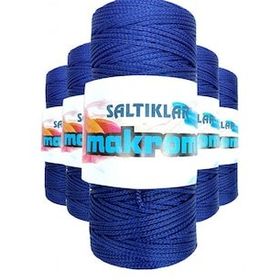 Saltıklar 370 Lacivert 100 gr 5 Adet Polyester Makrome İpi
