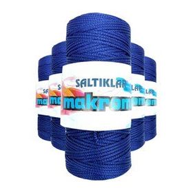 Saltıklar 370 Lacivert 100 gr 5 Adet Polyester Makrome İpi