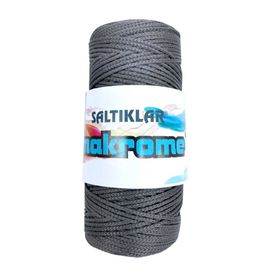 Saltıklar 420 Koyu Gri 100 gr Polyester Makrome İpi