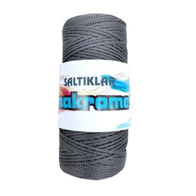 Saltıklar 420 Koyu Gri 100 gr Polyester Makrome İpi