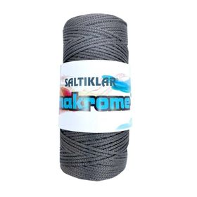 Saltıklar 420 Koyu Gri 100 gr Polyester Makrome İpi