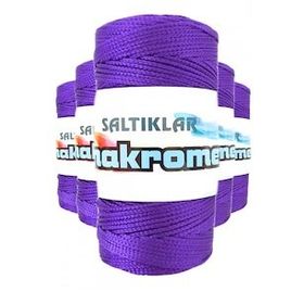 Saltıklar 4250 Mor 100 gr 5 Adet Polyester Makrome İpi