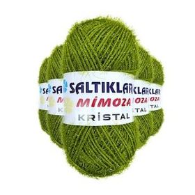 Saltıklar 44 5 Adet Mimoza Kristal Işıltılı Şal Patik Yelek İpi