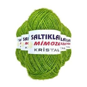 Saltıklar 47 5 Adet Mimoza Kristal Işıltılı Şal Patik Yelek İpi