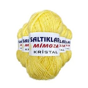 Saltıklar 48 5 Adet Mimoza Kristal Işıltılı Şal Patik Yelek İpi