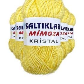 Saltıklar 48 5 Adet Mimoza Kristal Işıltılı Şal Patik Yelek İpi