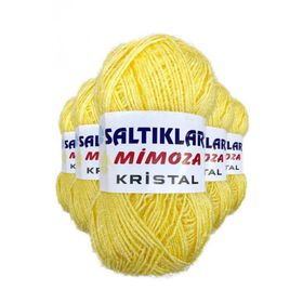 Saltıklar 48 5 Adet Mimoza Kristal Işıltılı Şal Patik Yelek İpi