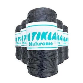 Saltıklar 68 Füme Gri 100 gr 5 Adet Polyester Makrome İpi