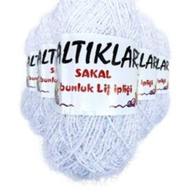 Saltıklar Optik Beyaz 5 Adet Sakal Sabunluk Lif İpliği