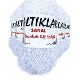 Saltıklar Optik Beyaz 5 Adet Sakal Sabunluk Lif İpliği