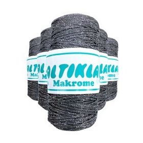Saltıklar S-420 5 Adet Polyester Simli Makrome İpi