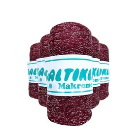 Saltıklar SG-1560 5 Adet Polyester Simli Makrome İpi