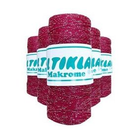 Saltıklar SG-1845 5 Adet Polyester Simli Makrome İpi