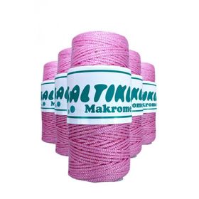 Saltıklar SS-1545 5 Adet Polyester Simli Makrome İpi