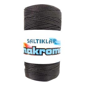 Saltıklar SYH Siyah 100 gr Polyester Makrome İpi
