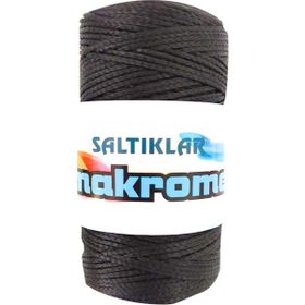Saltıklar SYH Siyah 100 gr Polyester Makrome İpi