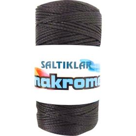 Saltıklar SYH Siyah 100 gr Polyester Makrome İpi