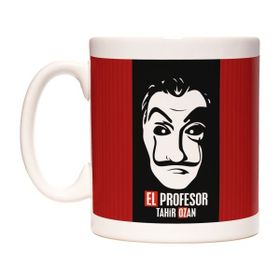 Salvador Dali Maske Tasarımlı Kişiye İsme Özel Kupa Bardak