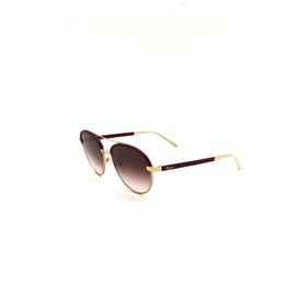 Salvatore Ferragamo SF 229SL 744 Metal Altın Çerçeve Kahverengi Cam 59 Kadın Güneş Gözlüğü