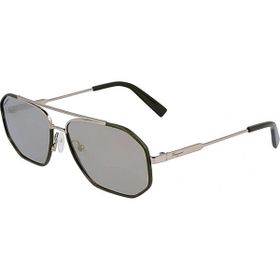 Salvatore Ferragamo SF 303SL 726 60 Erkek Aynalı Geometrik Koyu Yeşil Metal Güneş Gözlüğü