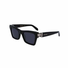 Salvatore Ferragamo SF2013S 001 52 Dikdörtgen Füme Kemik Kadın Güneş Gözlüğü