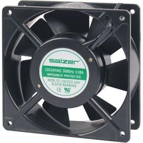Salzer PD120S-38-220 120x120x38 220 V AC Sleeve Kablolu Kare Fan