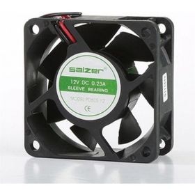 Salzer PD60S-24 60x60x25 24 V DC Sleeve Kablolu Kare Fan