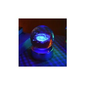 Samanyolu Galaxy Işıklı Cam Küre