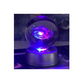 Samanyolu Galaxy Işıklı Cam Küre