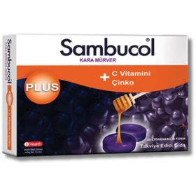 Sambucol Plus Kara Mürver Ekstresi Takviye Edici Gıda 20 Pastil