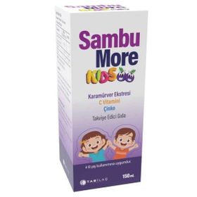 Sambumore Kids Kara Mürver 150 ml Şurup