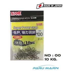 Same Fishing No: 00 10 kg Super Snap Klips