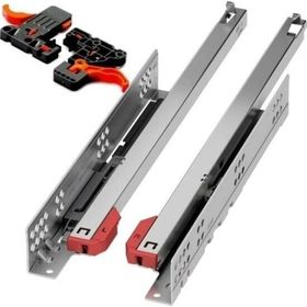 Samet 450 mm Ultimade Slide Frenli Kısmi Açılım Tandem Çekmece Rayı