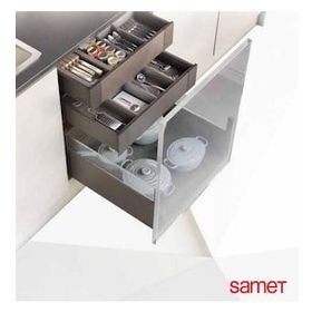 Samet Smart Flow Bordürsüz 500 mm Çekmece Rayı