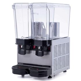 Samixir Inox 20+20 lt Fıskiyeli ve Karıştırıcılı Klasik Twin Soğuk İçecek Dispenseri