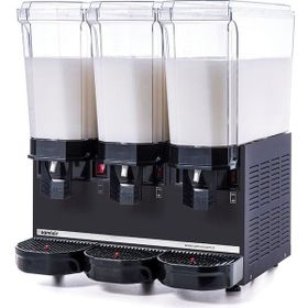 Samixir Klasik Triple Karıştırıcılı 20 L + 20 L + 20 L Siyah 60.MMMB Soğuk İçecek Dispenseri
