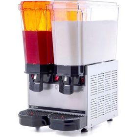 Samixir Klasik Twin Fıskiyeli ve Karıştırıcılı 20 L + 20 L Inox 40.SMI Soğuk İçecek Dispenseri