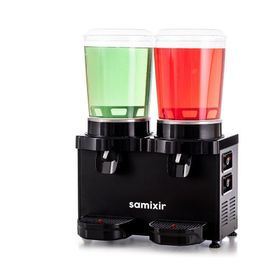 Samixir MM20 Panaromik İkili Soğuk 10 L+10 lt Siyah İçecek Dispenseri