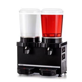 Samixir MM20 Siyah 10+10 lt Analog Panoramik Karıştırıcılı Soğuk İçecek Dispenseri