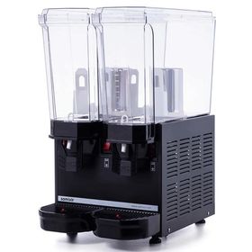 Samixir Siyah 20+20 lt Karıştırıcılı Klasik Twin Soğuk İçecek Dispenseri