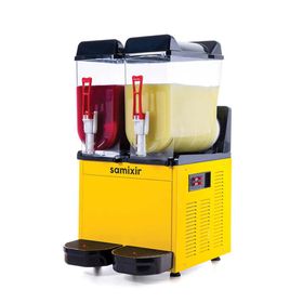 Samixir SLUSH24.Y Slush Twin-2li ice-2x12 lt Sarı Slush Makinesi