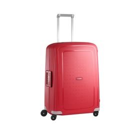 Samsonite S'Cure 69 cm Kırmızı Valiz