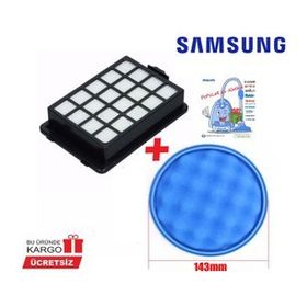 Samsung 102428244 SC 15F50VV Uyumlu Hepa Filtre ve Sünger Filtre Seti