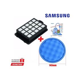 Samsung 102428244 SC 15F50VV Uyumlu Hepa Filtre ve Sünger Filtre Seti