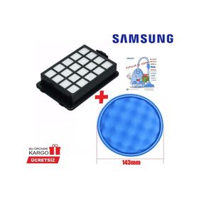 Samsung 102428316 SC 21F50UG Uyumlu Hepa Filtre ve Sünger Filtre Takımı